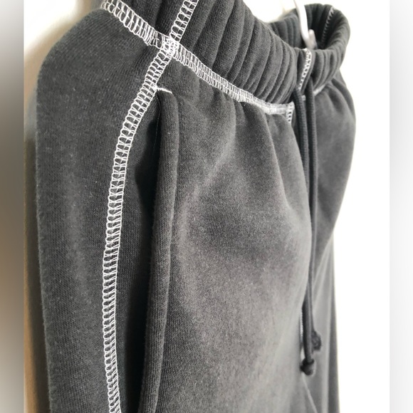 Pac Sun dark gray sweat pants. - Picture 5 of 6